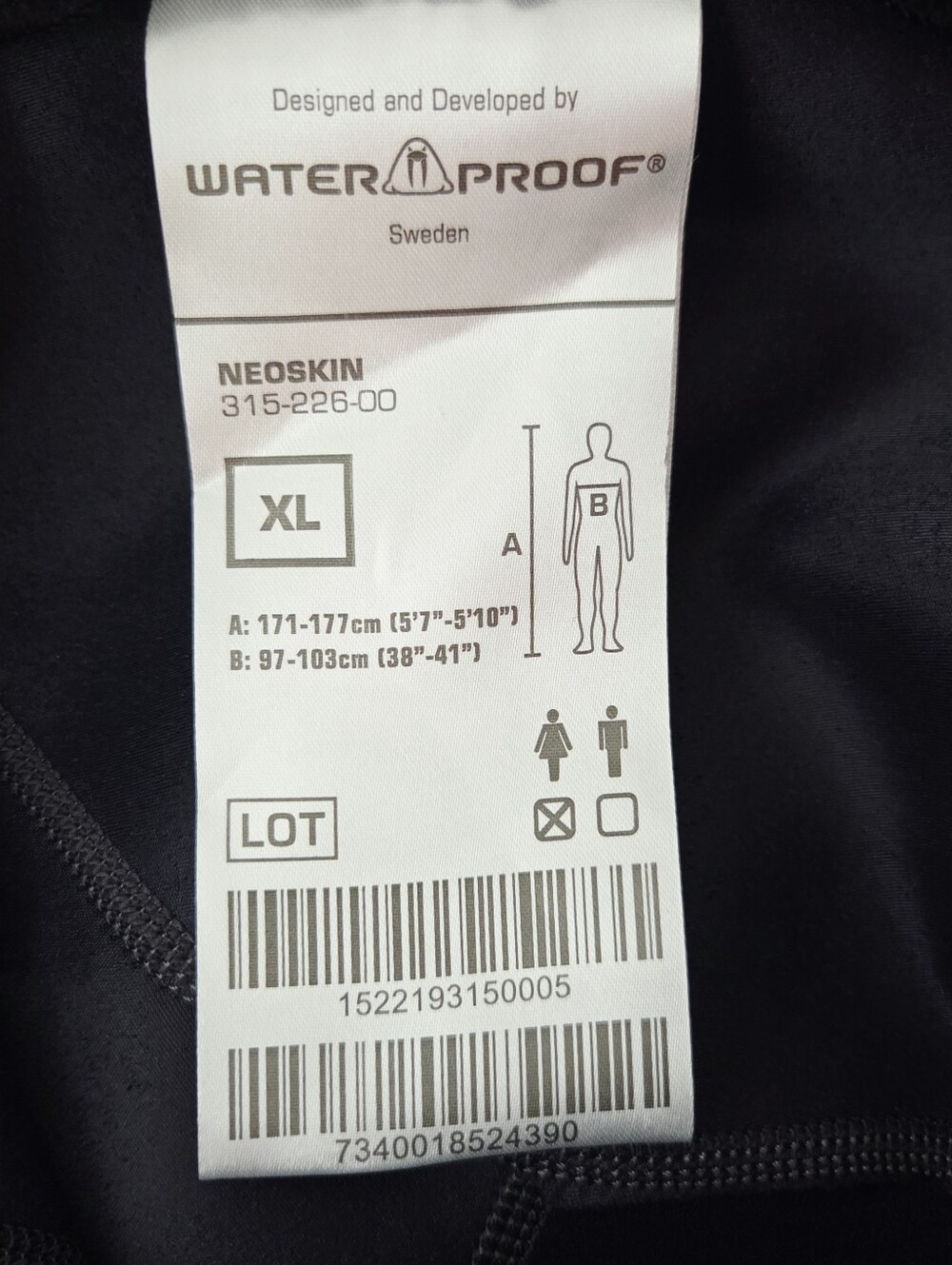 NWT WATERPROOF NEOSKIN FULL BODY WETSUIT 1.5mm. - Picture 8 of 11